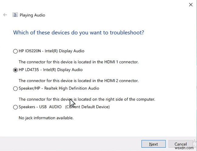Đã sửa lỗi:Âm thanh HDMI không hoạt động trên Windows 10 