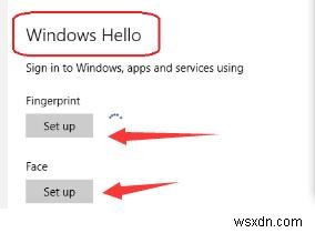 Sửa lỗi Windows Hello không hoạt động trong Windows 10 