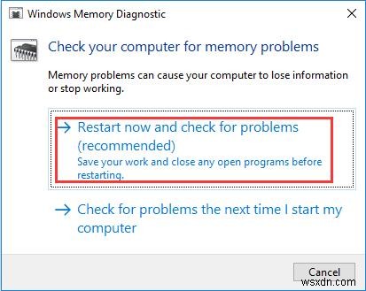 Sửa lỗi MEMORY_MAMAGEMENT BSOD trên Windows 10 