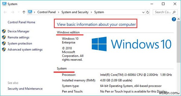 Cách tìm thông số máy tính trên Windows 10, 8, 7 