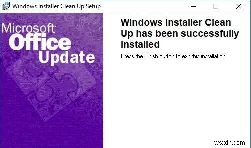 Windows Installer Cleanup Utility:Tải xuống &Sử dụng 