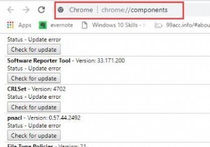 Cách cập nhật Chrome:// Các thành phần trên Windows 10 