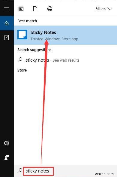 Cách mở và sử dụng Sticky Notes trên Windows 10 