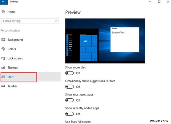 Cách tùy chỉnh Start Menu trên Windows 10 