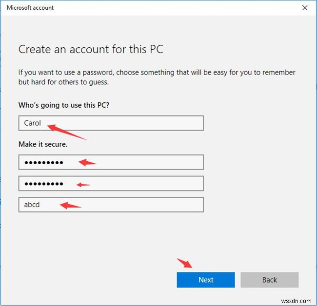 Cách tạo tài khoản cục bộ mới trên Windows 10 