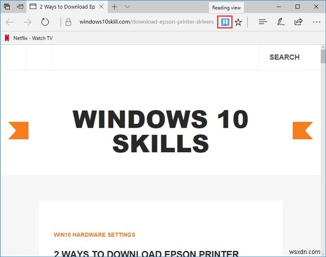 Cách sử dụng Chế độ đọc trong Microsoft Edge 