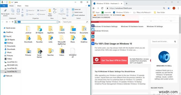 Cách chia đôi màn hình trên Windows 10 