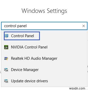 5 cách nhanh nhất để mở Control Panel trên Windows 10 