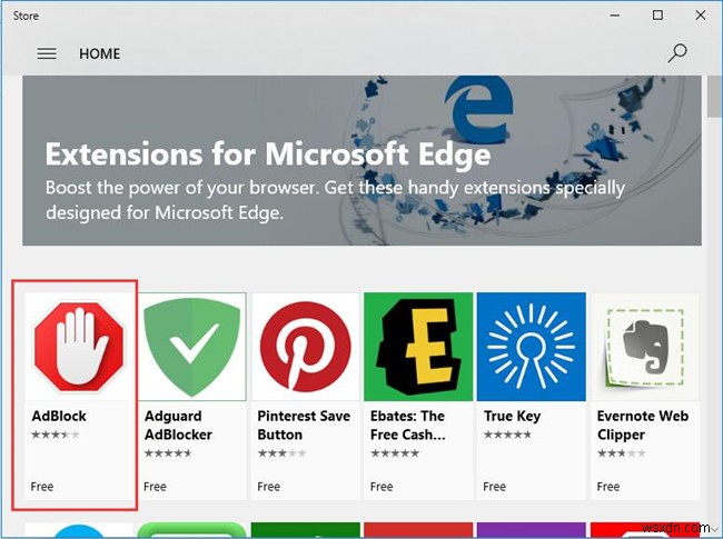 Cách quản lý các tiện ích mở rộng trong Microsoft Edge 