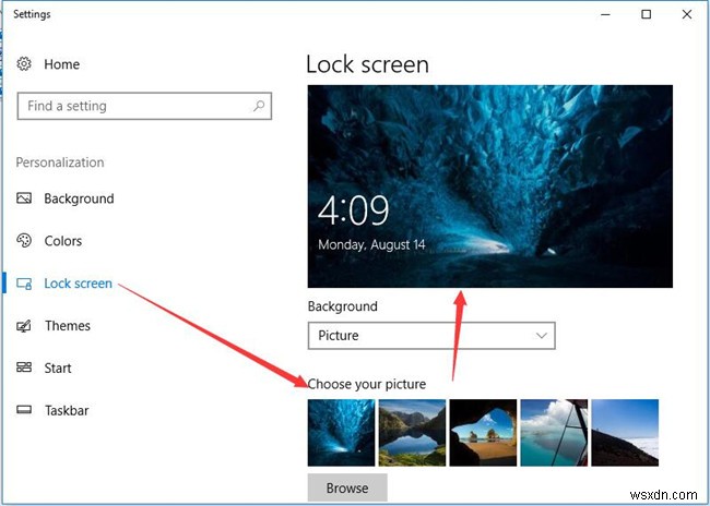 Cách thay đổi nền màn hình đăng nhập Windows 10 