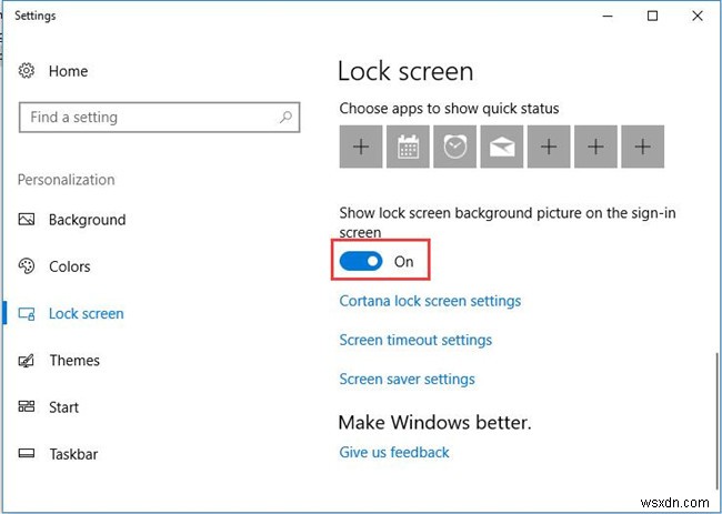 Cách thay đổi nền màn hình đăng nhập Windows 10 