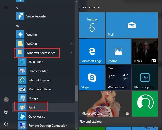 Cách mở Microsoft Paint trên Windows 10 