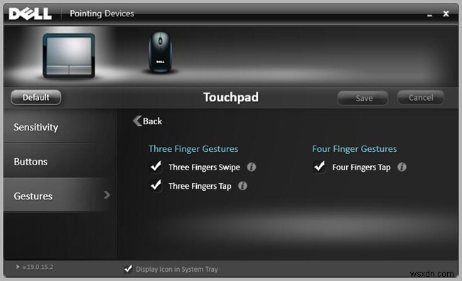 Cài đặt TouchPad của Máy tính xách tay Dell trên Windows 10 