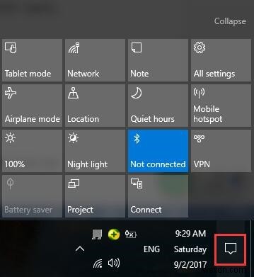 Cách bật Bluetooth trên Windows 10 