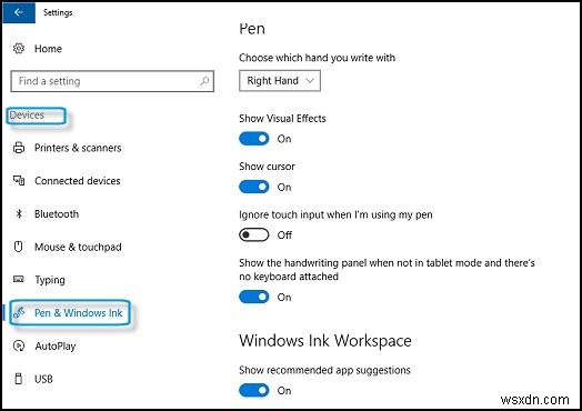 Cách sử dụng Pen &Windows Ink trên Windows 10 