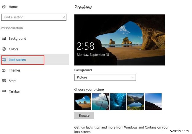 Cách tùy chỉnh màn hình khóa trên Windows 10 