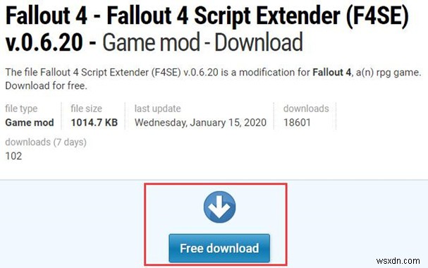 Đã giải quyết:Phần mở rộng tập lệnh Fallout 4 không hoạt động 