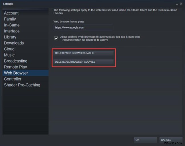 Mã lỗi Steam 105:Không thể kết nối với máy chủ 