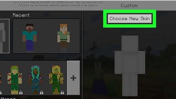 Cách thay đổi Skin Minecraft 