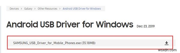 Tải xuống Samsung USB Drivers cho Windows 10, 8, 7 