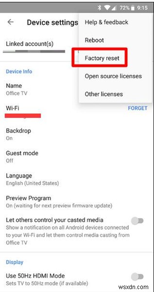 Cách đặt lại Chromecast Fast? 