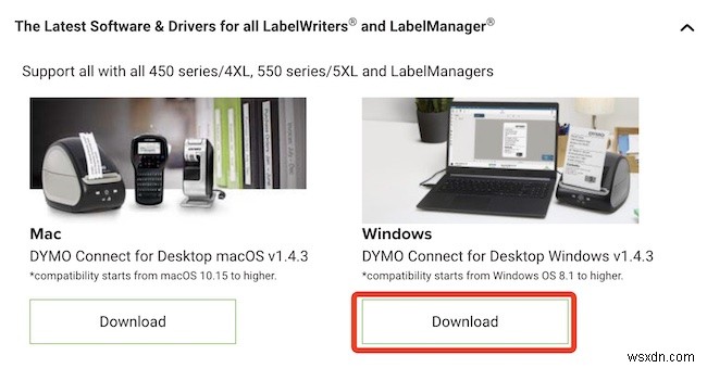 Tải xuống và cập nhật DYMO LabelWriter 450 Drivers cho Windows 11, 10, 7 và Mac 