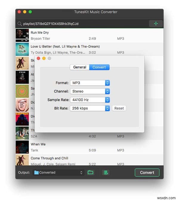Cách tải bài hát Spotify sang MP3 bằng TunesKit 