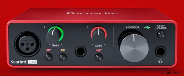 Tải xuống Focusrite Scarlett Solo Driver trên Windows 11, 10, 8, 7 và Mac 