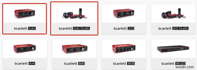 Tải xuống Focusrite Scarlett Solo Driver trên Windows 11, 10, 8, 7 và Mac 