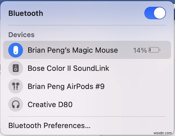 Đã sửa lỗi:Apple Magic Mouse không hoạt động trên máy Mac 