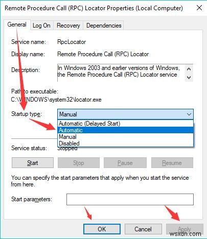 Đã sửa lỗi:Máy chủ RPC không khả dụng trên Windows 10 