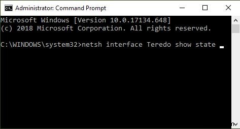 Đã sửa:Teredo không thể đủ điều kiện trên Windows 10 