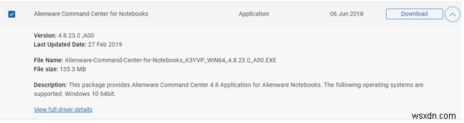 Đã sửa lỗi:Trung tâm lệnh Alienware không hoạt động trên Windows 10 