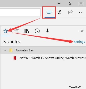 6 Cài đặt cho Mục ưa thích và Đánh dấu trên Microsoft Edge 