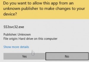 Đã giải quyết:SS3svc32.exe Hiển thị trên Khởi động 