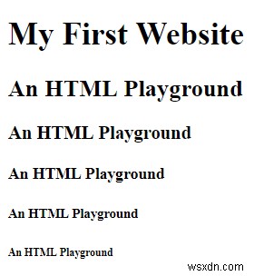 Học HTML bằng cách tạo trang web siêu đơn giản này 