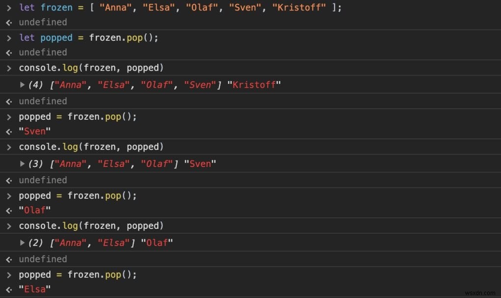 Phương pháp Pop JavaScript:Nó là gì và Cách sử dụng nó 