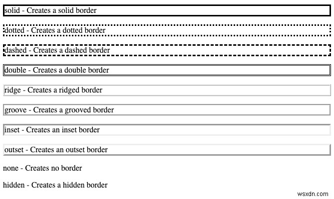 CSS Borders:Hướng dẫn từng bước 