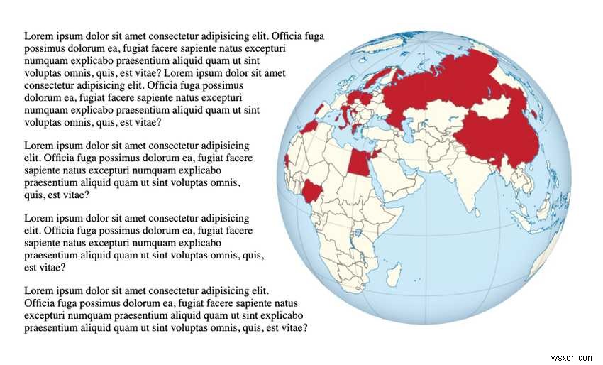 Cách quấn văn bản xung quanh một vòng tròn bằng CSS 