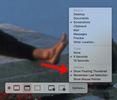 Cách xóa hình thu nhỏ xem trước ảnh chụp màn hình nổi trong macOS 