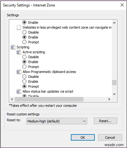 Làm cách nào để kích hoạt JavaScript trong Windows? 