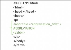 Sự khác biệt giữa thẻ <acronym> và <abbr> trong HTML?