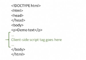 Làm cách nào để sử dụng thẻ  script  để xác định JavaScript phía máy khách? 