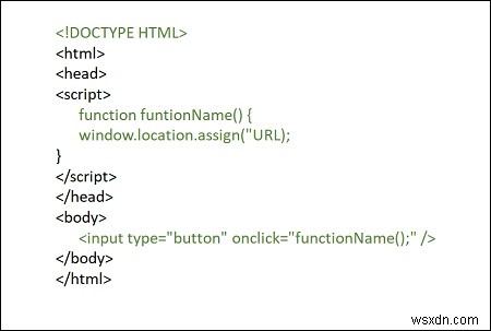 Làm cách nào để sử dụng JavaScript để chuyển hướng một trang HTML? 