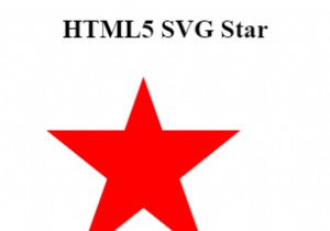 Tạo hình ngôi sao bằng HTML5 SVG 