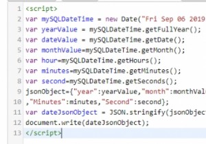 Làm cách nào để chuyển đổi giá trị DATETIME của MySQL sang định dạng JSON trong JavaScript? 