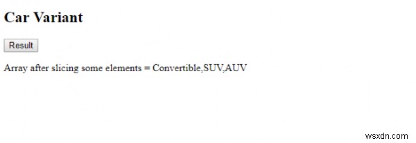 Phương thức JavaScript array.entries () 