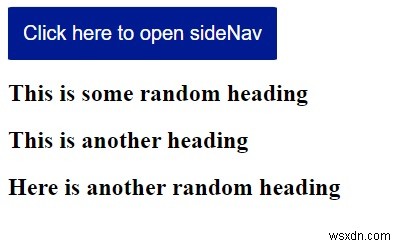 Làm thế nào để tạo một menu sidepanel có thể thu gọn bằng CSS và JavaScript? 