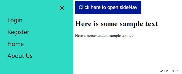 Làm cách nào để tạo menu thanh bên có thể thu gọn bằng CSS và JavaScript? 