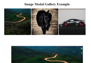 Làm cách nào để tạo thư viện hình ảnh theo thẻ với CSS và JavaScript? 